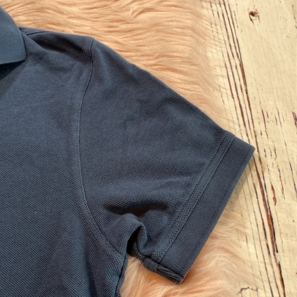 Barbour Men's Tartan Pique Polo Short Sleeve in Dark Denim - Picture 6 of 11